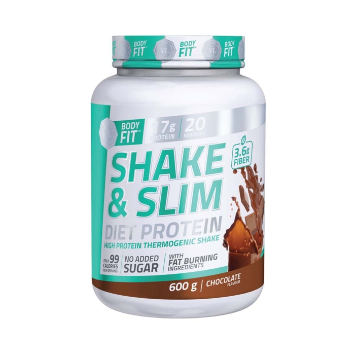 Body Fit Shake & Slim Diet Protein Chocolate - 600g