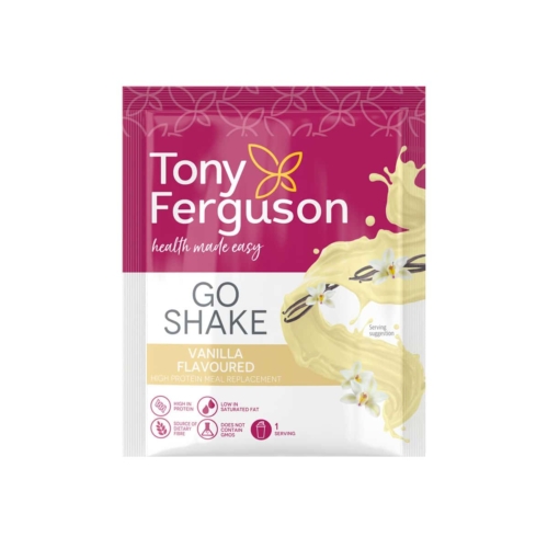 Tony Ferguson GO Shake Vanilla Sample Sachet - 35g