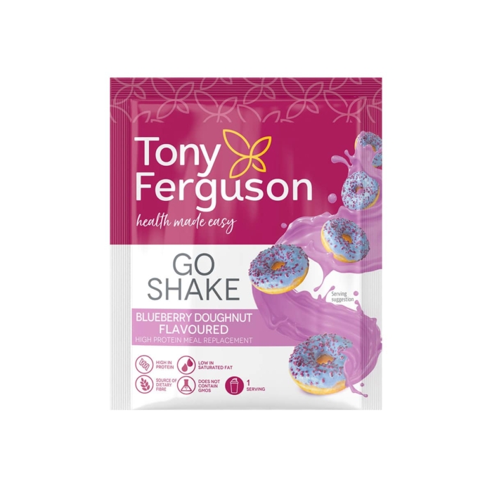 Tony Ferguson GO Shake Blueberry Doughnut Sample Sachet - 35g