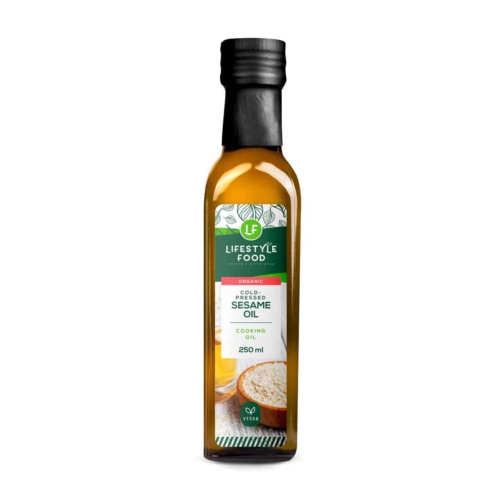 Lifestyle Food Organic Cold-pressed Sesame Cooking Oil - 250ml