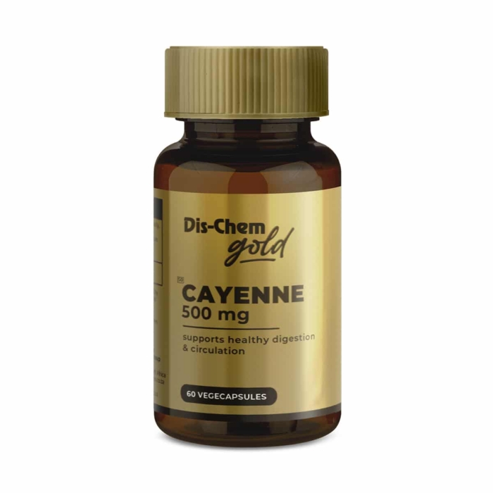 Dis-Chem Gold Cayenne 500mg - 60 Vegecaps