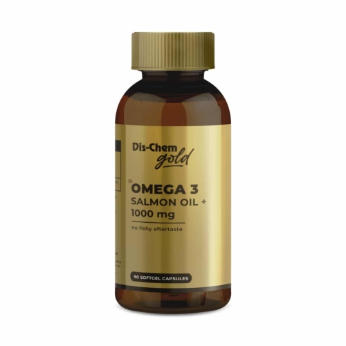Dis-Chem Gold Omega 3 Salmon Oil+ 1000mg - 90 Softgel Caps
