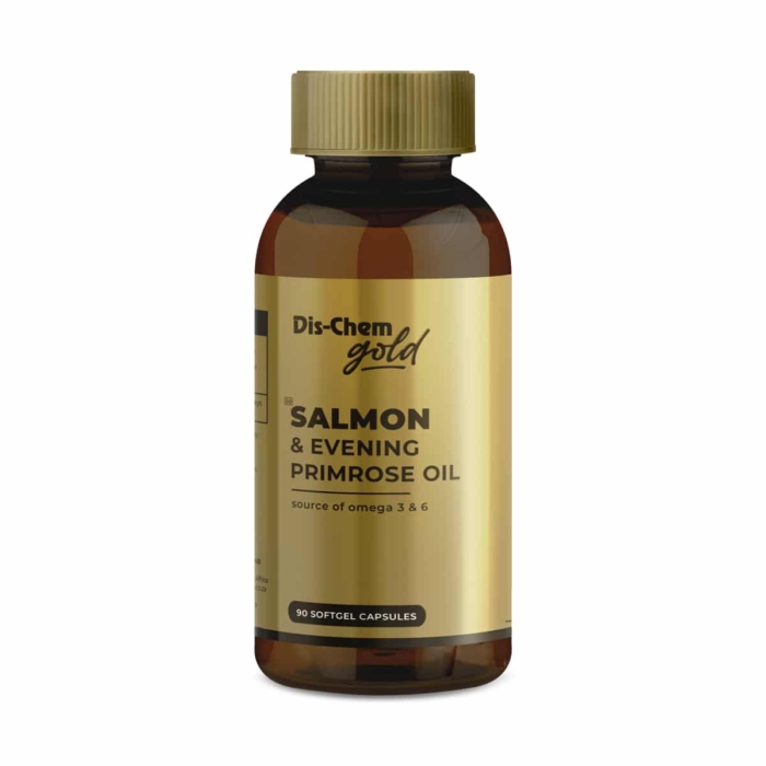 Dis-Chem Gold Salmon and Evening Primrose Oil - 90 Softgel Caps