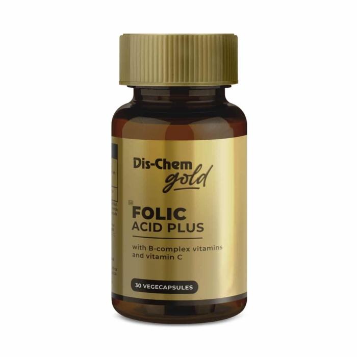 Dis-Chem Gold Folic Acid Plus - 30 Vegecaps