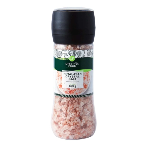 Lifestyle Food Course Himalayan Crystal Salt Grinder - 500g
