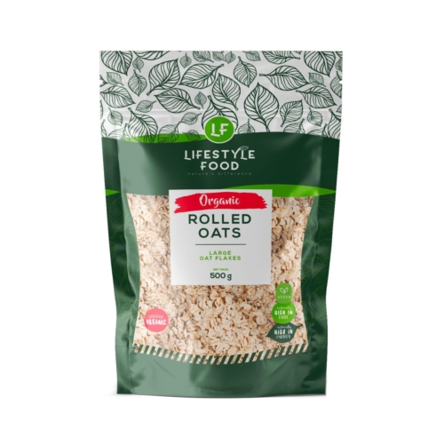 Lifestyle Food Organic Rolled Oats - 500g