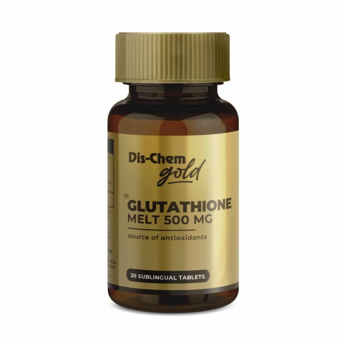 Dis-Chem Gold Glutathione Melt 500mg - 30 Subligual Tabs