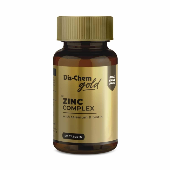 Dis-Chem Gold Zinc Complex - 120 Tabs