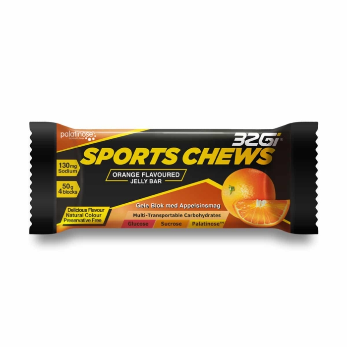 32Gi Sports Chews Jelly Bar Orange - 50g