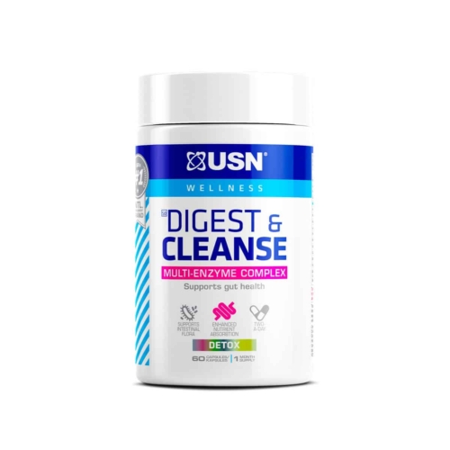 USN Digest & Cleanse Multi-Enzyme - 60 Caps