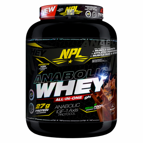 NPL Anabolic Whey Choc Nougat - 1.8kg