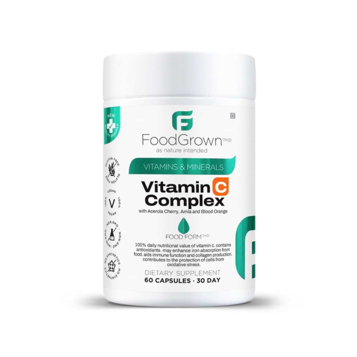 Food Grown Vitamin C Complex - 60 Vegecaps