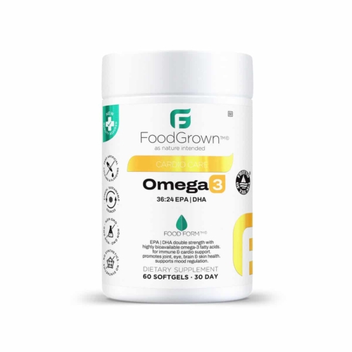 Food Grown Omega-3 - 60 Softgel Caps