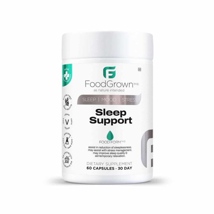 Food Grown Sleep Support - 60 Vegecaps
