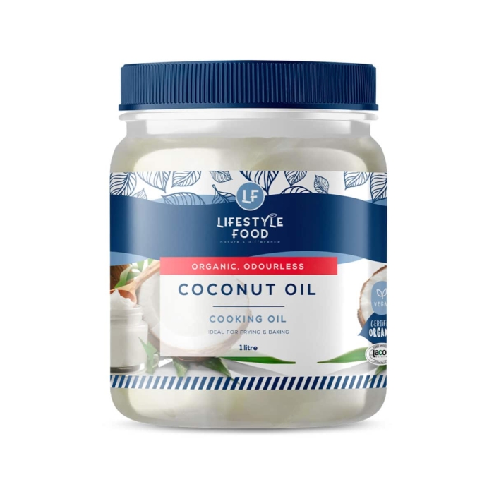 Lifestyle Food Organic Odourless Coconut Oil - 1 Litre