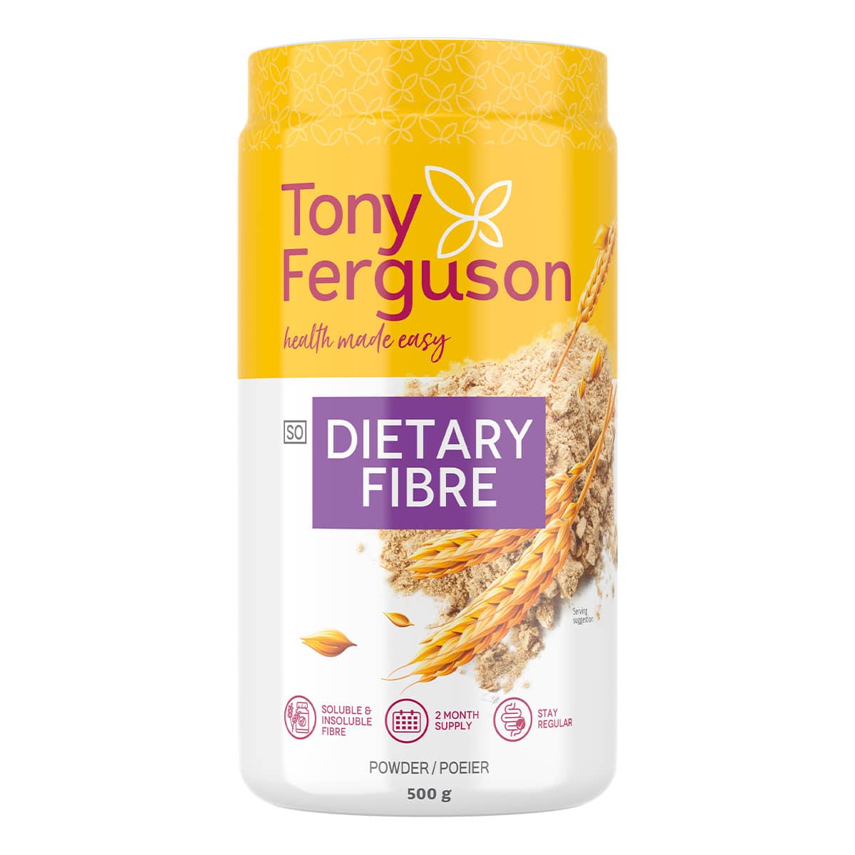 Tony Ferguson Dietary Fibre Powder - 500g