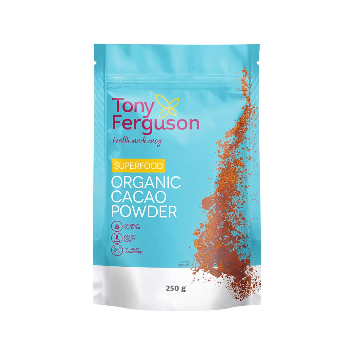 Tony Ferguson Organic Cacao Powder - 250g