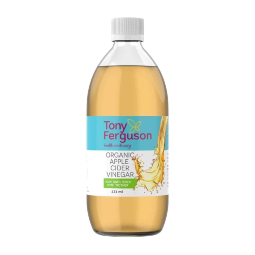 Tony Ferguson Organic Raw Apple Cider Vinegar -473ml