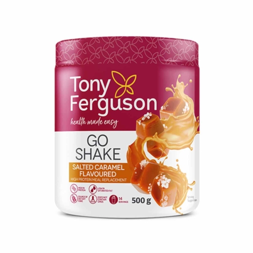 Tony Ferguson GO Shake Salted Caramel - 500g