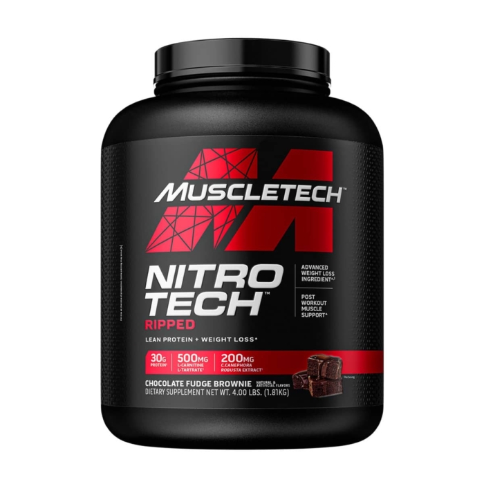 MuscleTech Nitro Tech Ripped Protein Chocolate - 1.8kg
