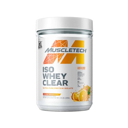 Muscletech Iso Whey Clear Orange Dreamsicle - 505g