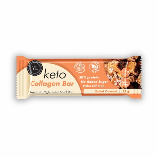 Youthful Living Keto Collagen Protein Bar Salted Caramel - 52g