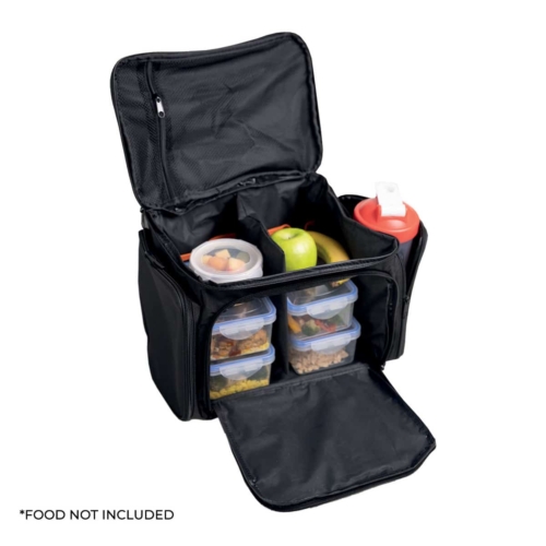 Living Fit Meal Prep Bag - Incl 4 Containers