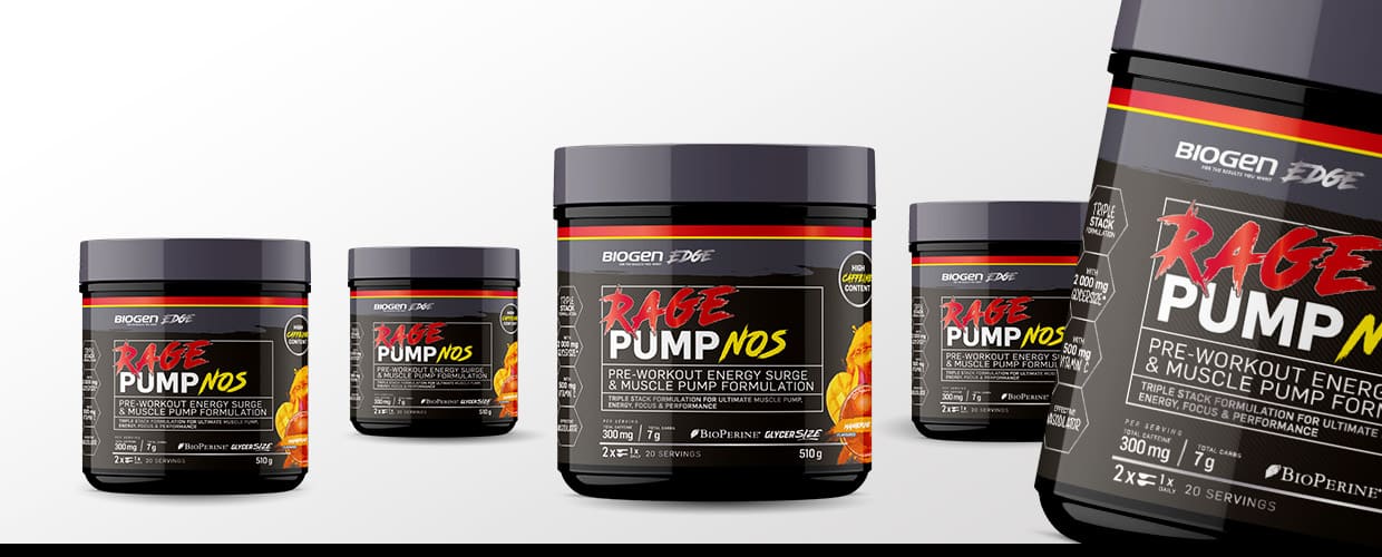 Amplify your workout with Biogen's new RAGE Pump NOS