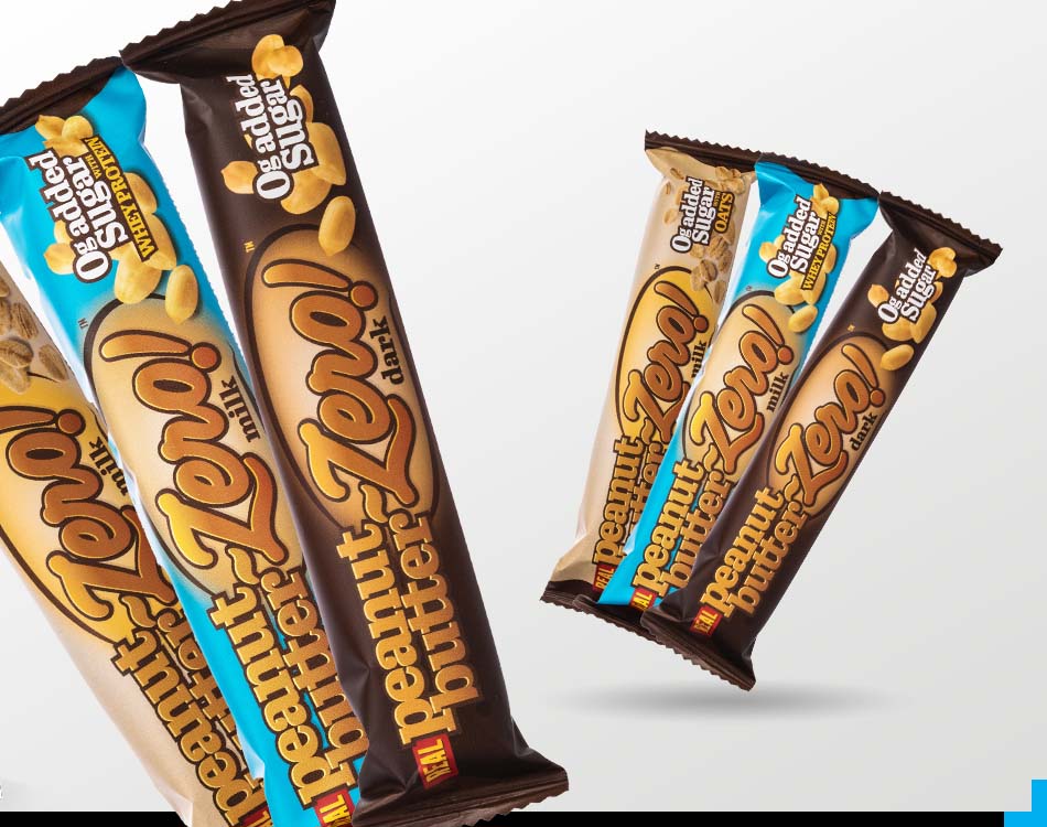 Tasty sugar-free Peanut Butter Zero bars now in more flavours