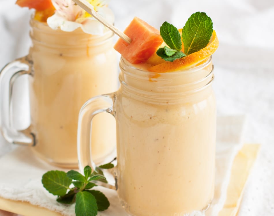 Tropical surprise protein smoothie