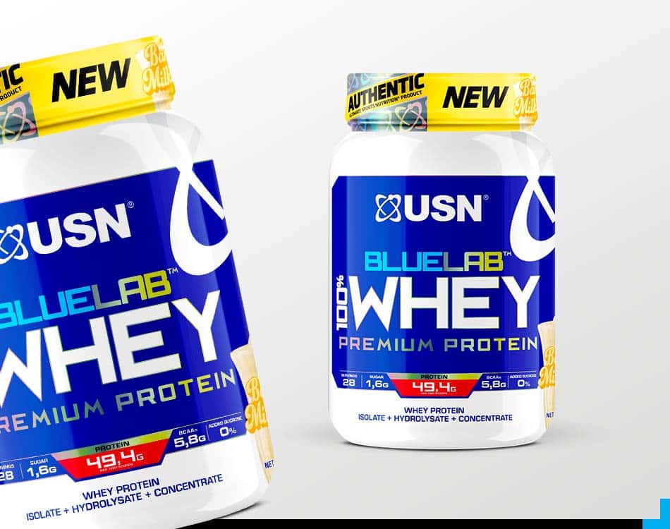 USN BlueLab® 100% Whey Protein gets Banana flavour